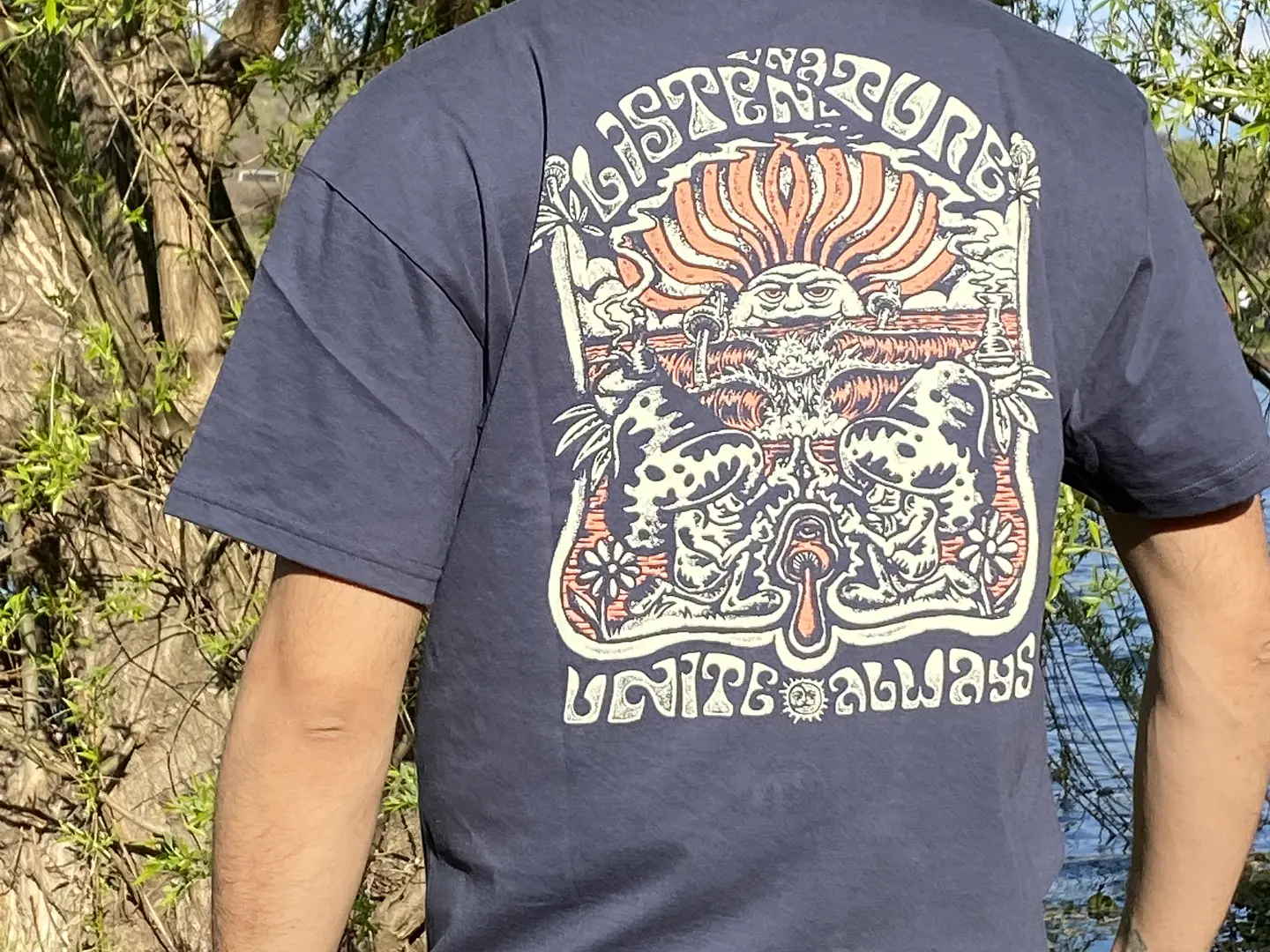 Polera kaya unite listen blue  4