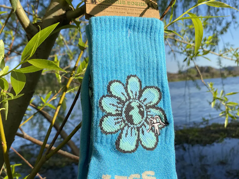 Calcetín Kaya Unite Bamboo Peace Blue All 1