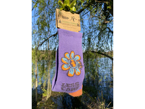 Calcetín Kaya Unite Bamboo Peace Plum