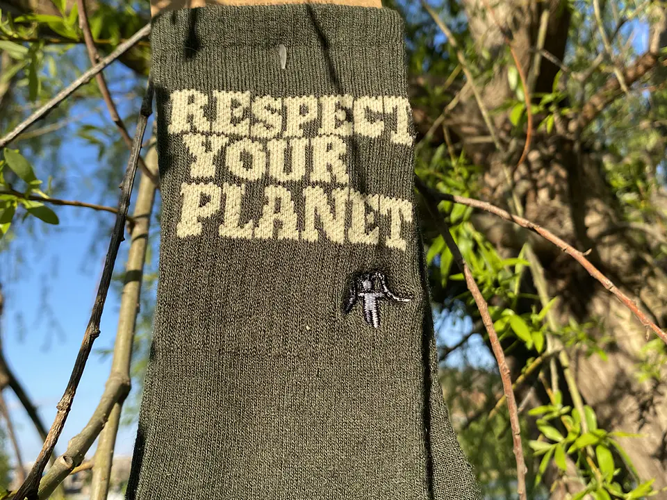 Calcetín Kaya Unite  Bamboo  Respect Green All 2