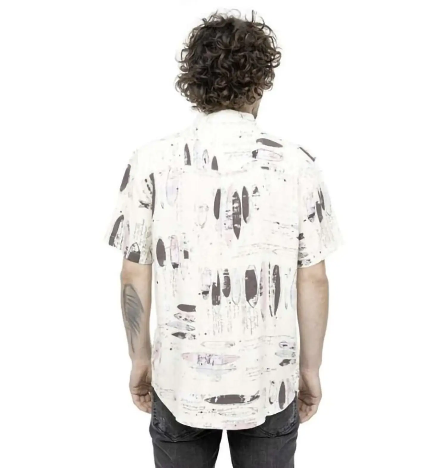 Camisa Stoked Waya crema  3