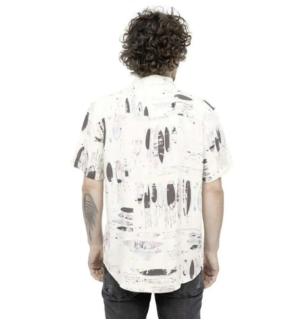 Camisa Stoked Waya crema  3