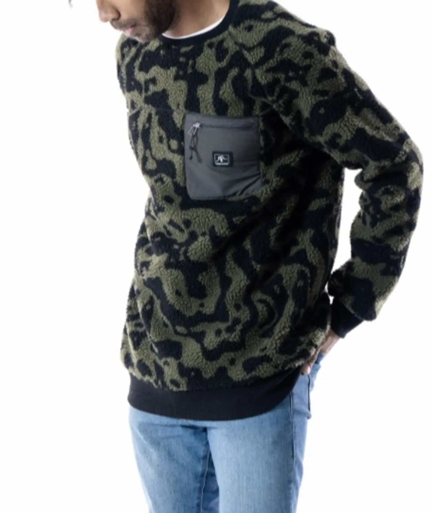 SHERPA CREW NECK ACID GREEN Kaya Unite  3