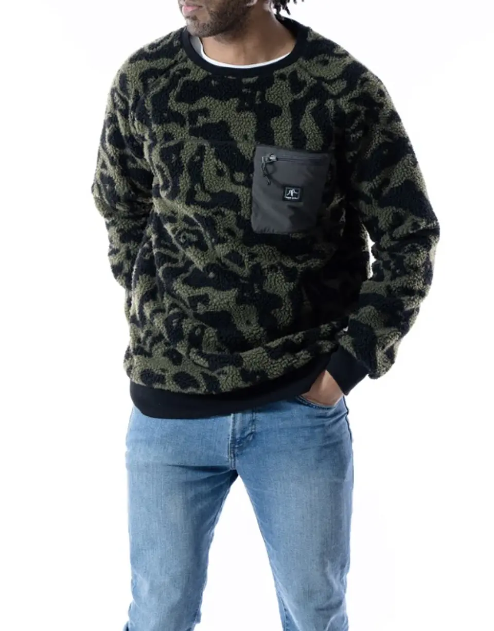 SHERPA CREW NECK ACID GREEN Kaya Unite  4