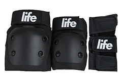 Set protecciones Life - Rodilleras, Coderas y Muñequeras