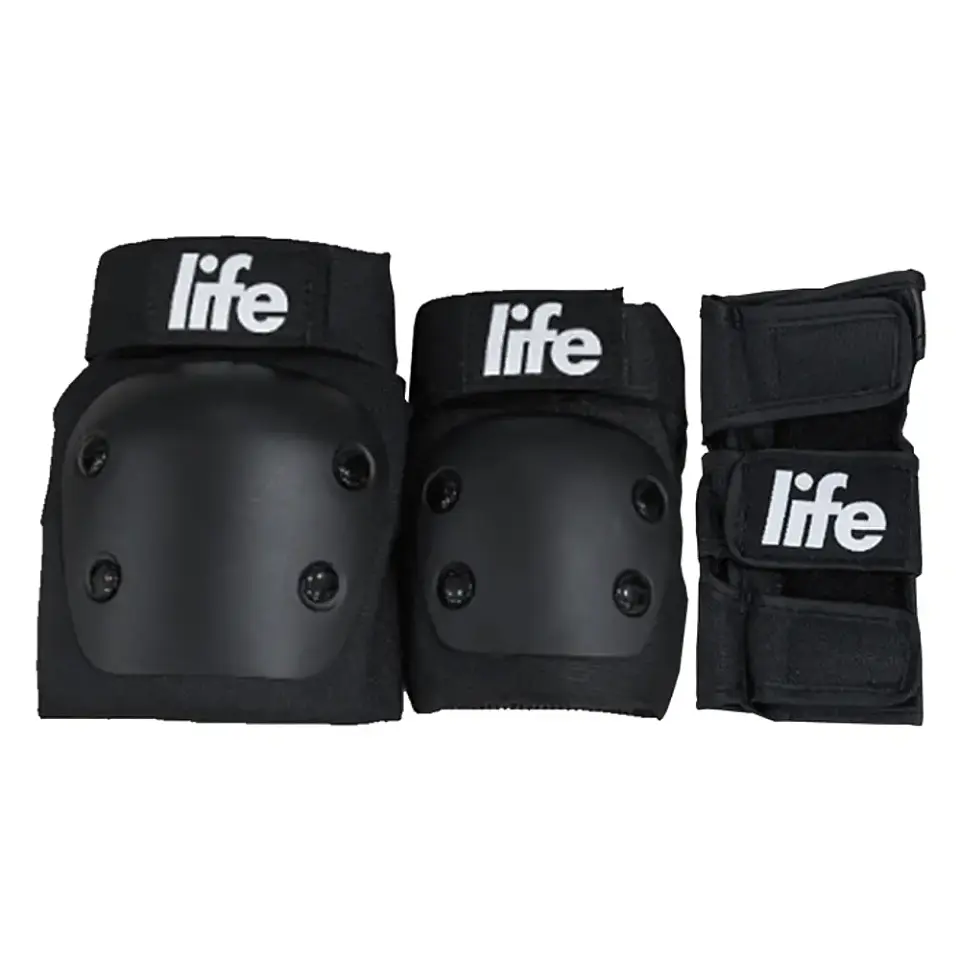 Set protecciones Life - Rodilleras, Coderas y Muñequeras 1