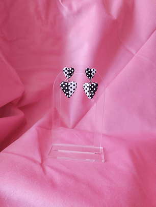 POLKA CUPID - negro/blanco