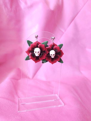 DEVIL'S GARDEN SKULL - rojo