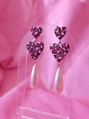 JOAN LEOPARD DROP - rojo