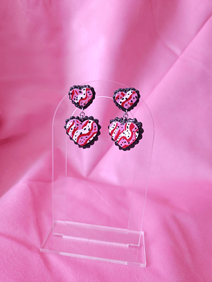 MARTA ABSTRACT - rojo/rosa