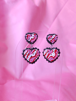 MARTA ABSTRACT - rojo/rosa