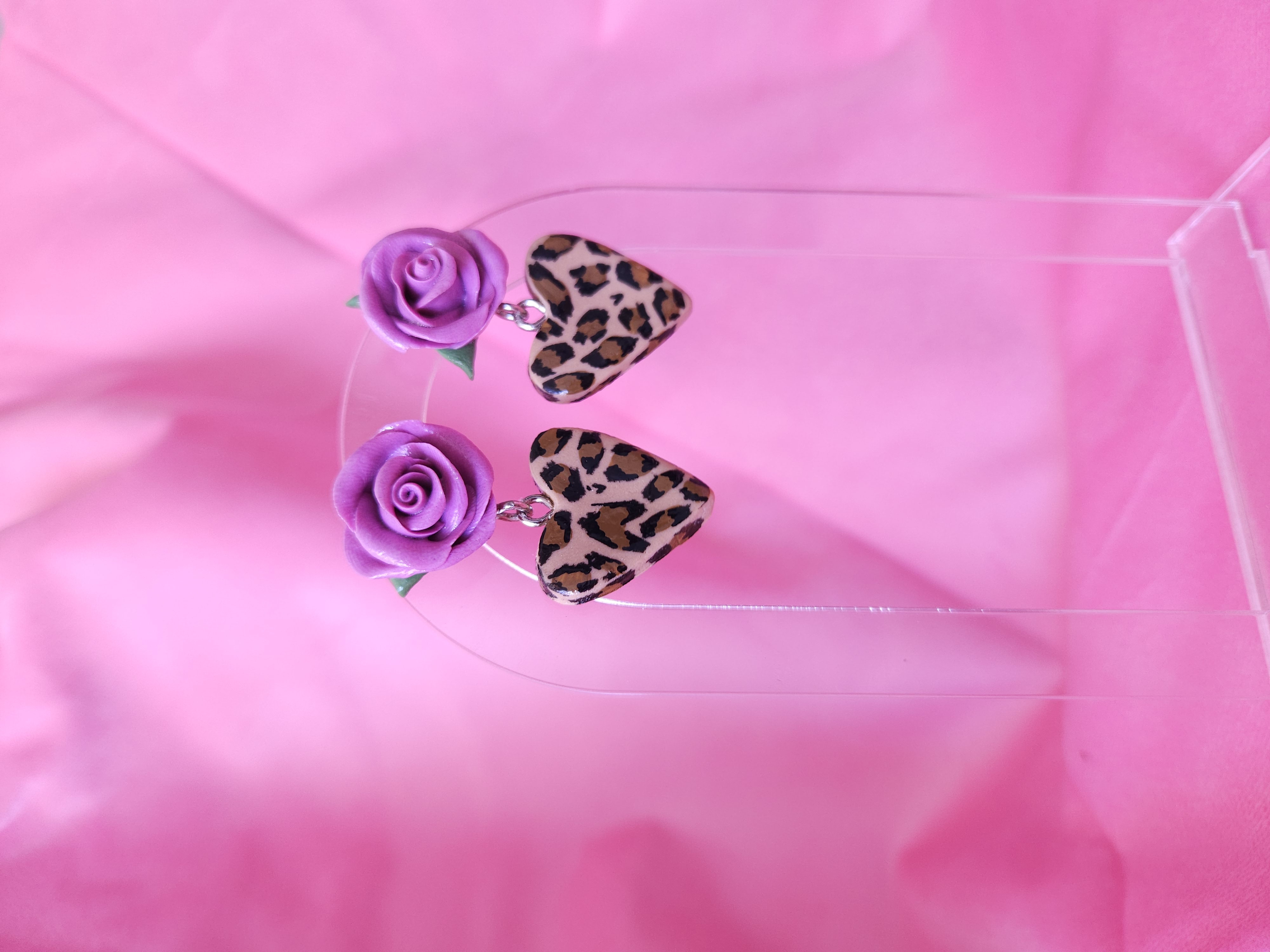 DYR LEOPARD - lavanda/cafe 1