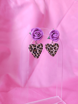 DYR LEOPARD - lavanda/cafe