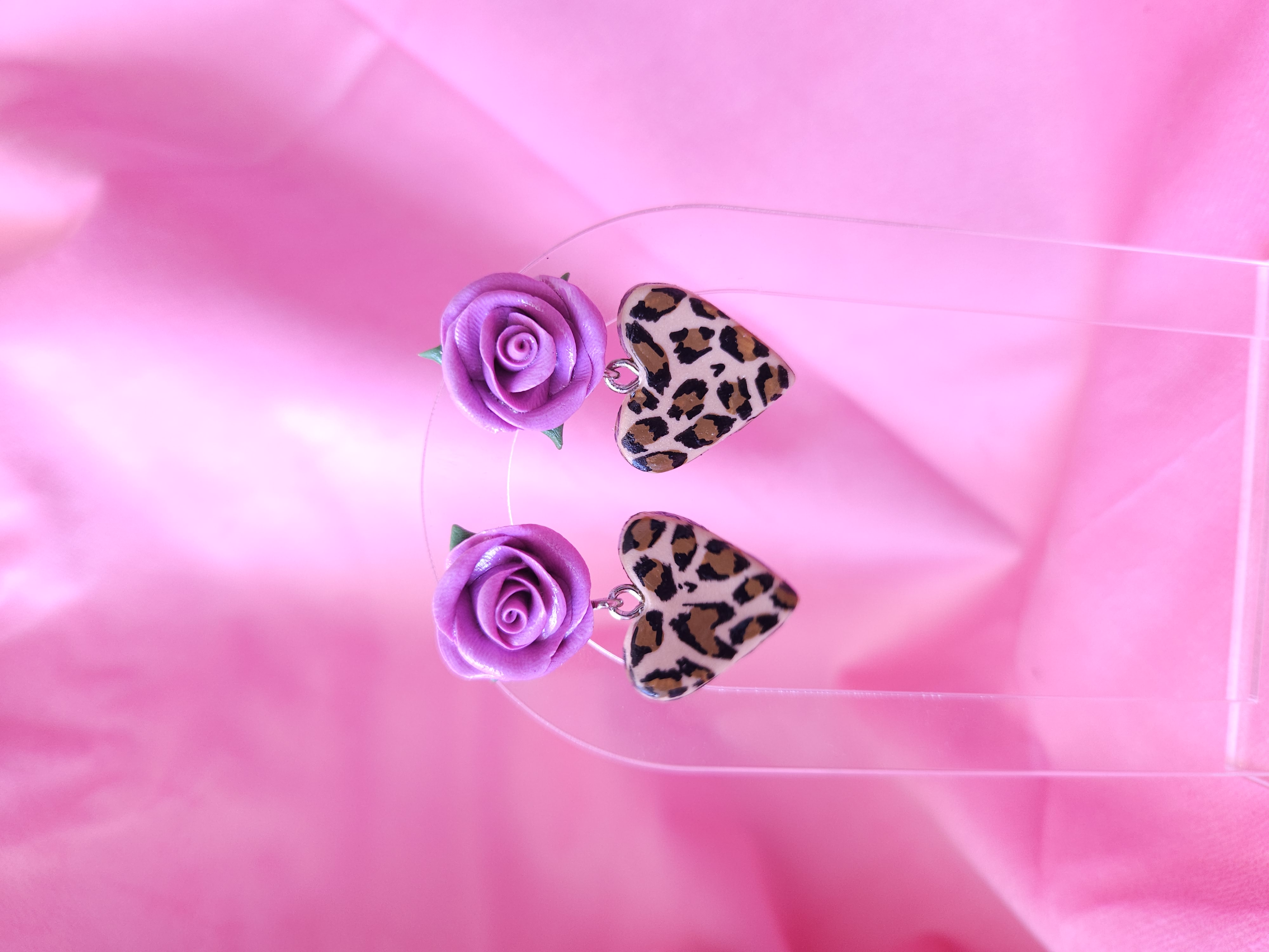 DYR LEOPARD - lavanda/cafe 2