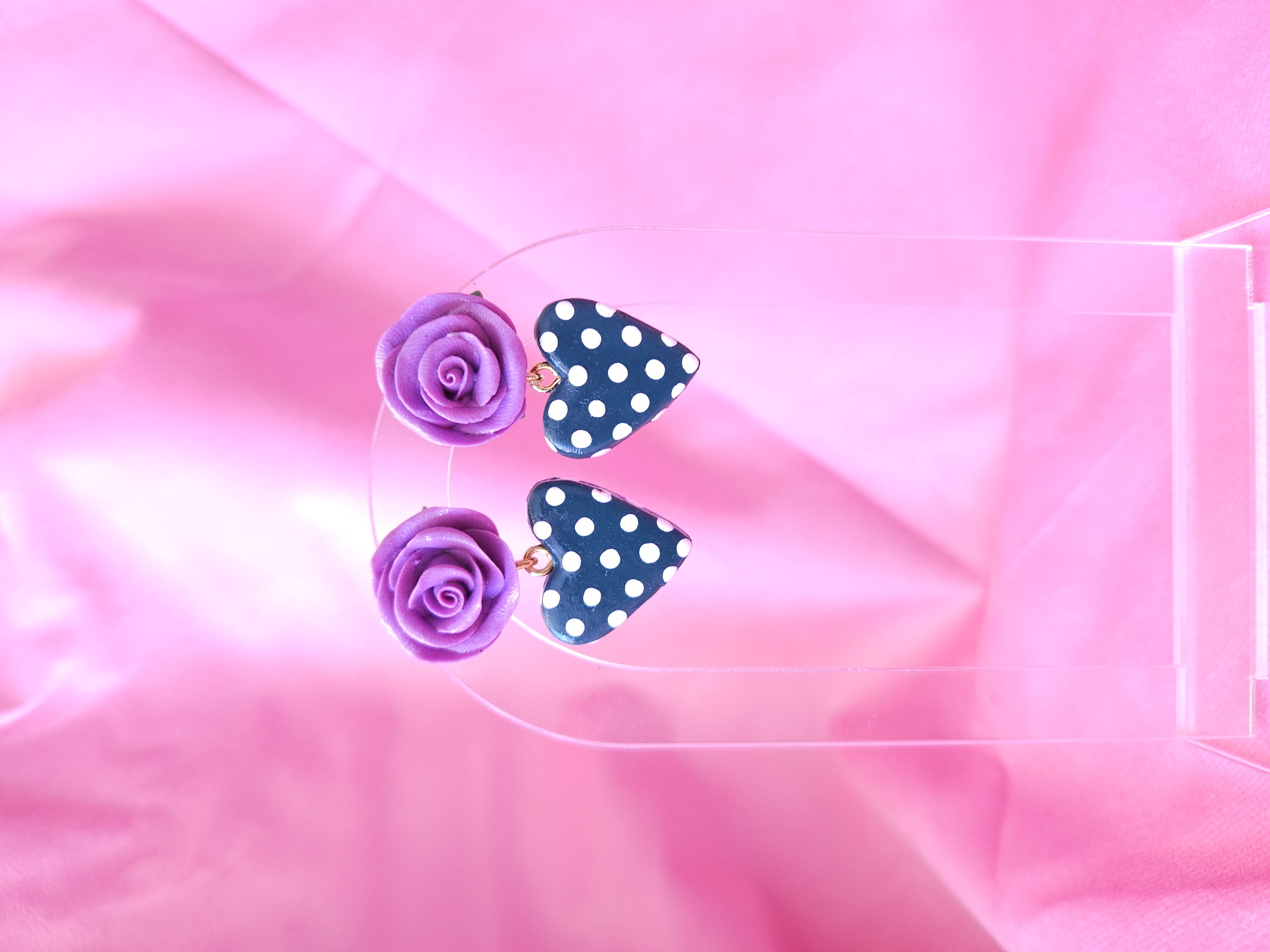 POLKA - lavanda/verde oscuro 3