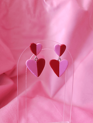 STUPID CUPID - rojo/rosado