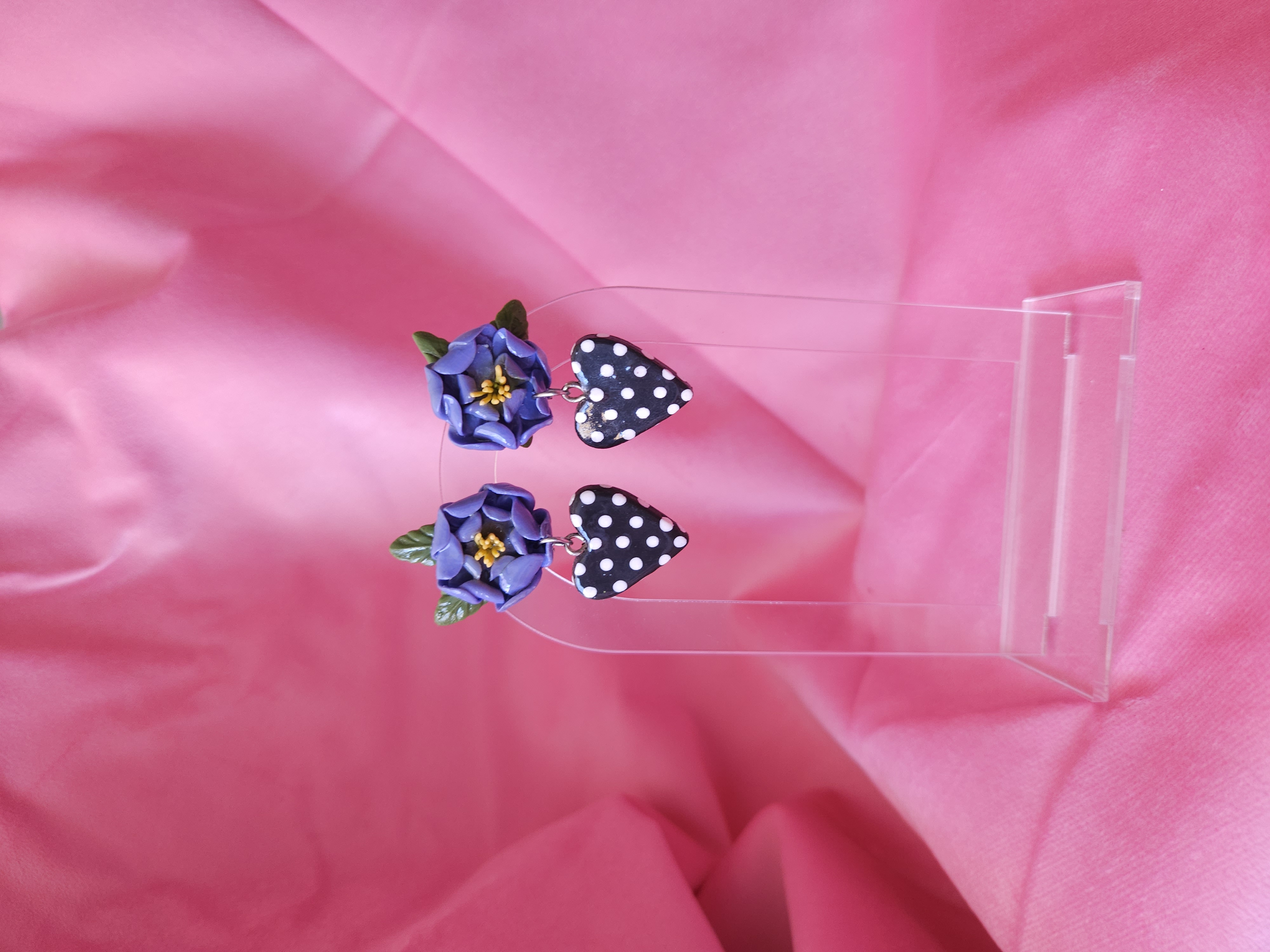 BETH POLKA - azul/negro 1