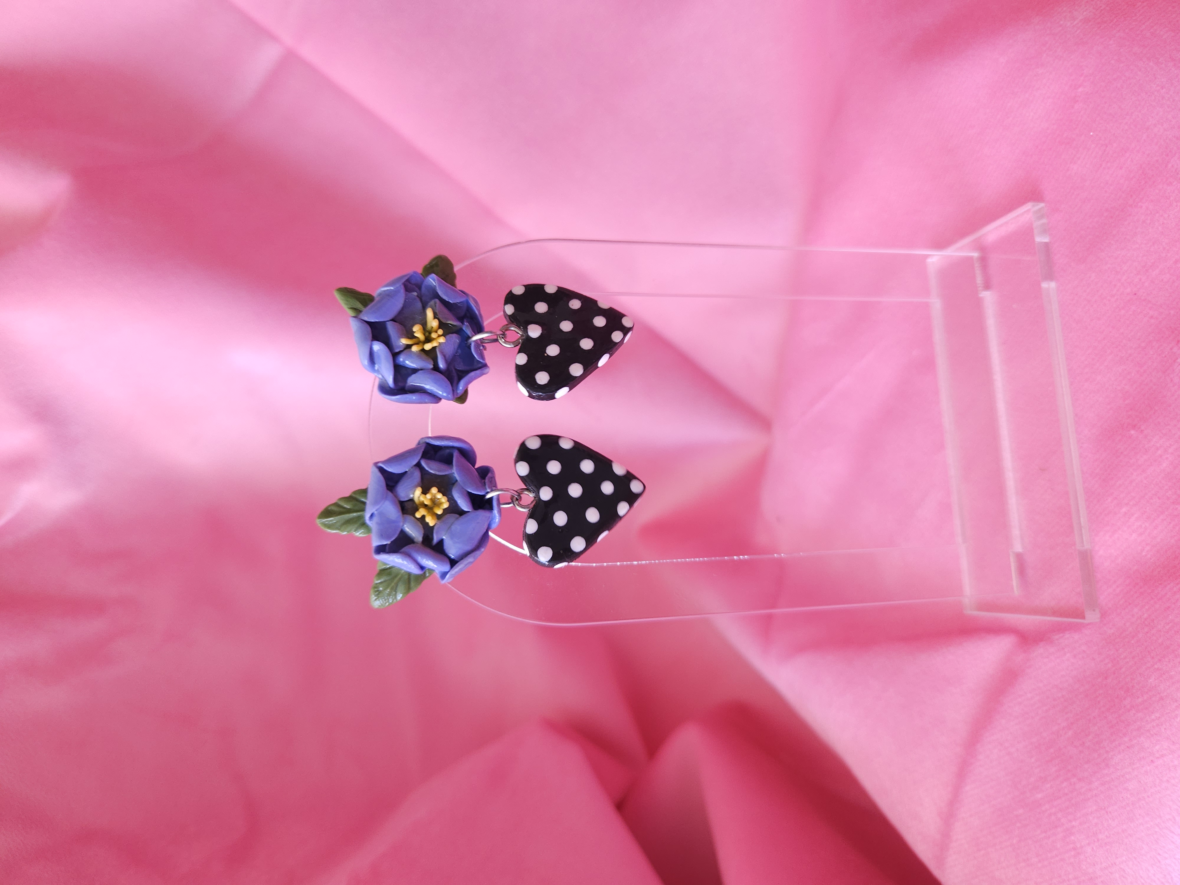 BETH POLKA - azul/negro 2