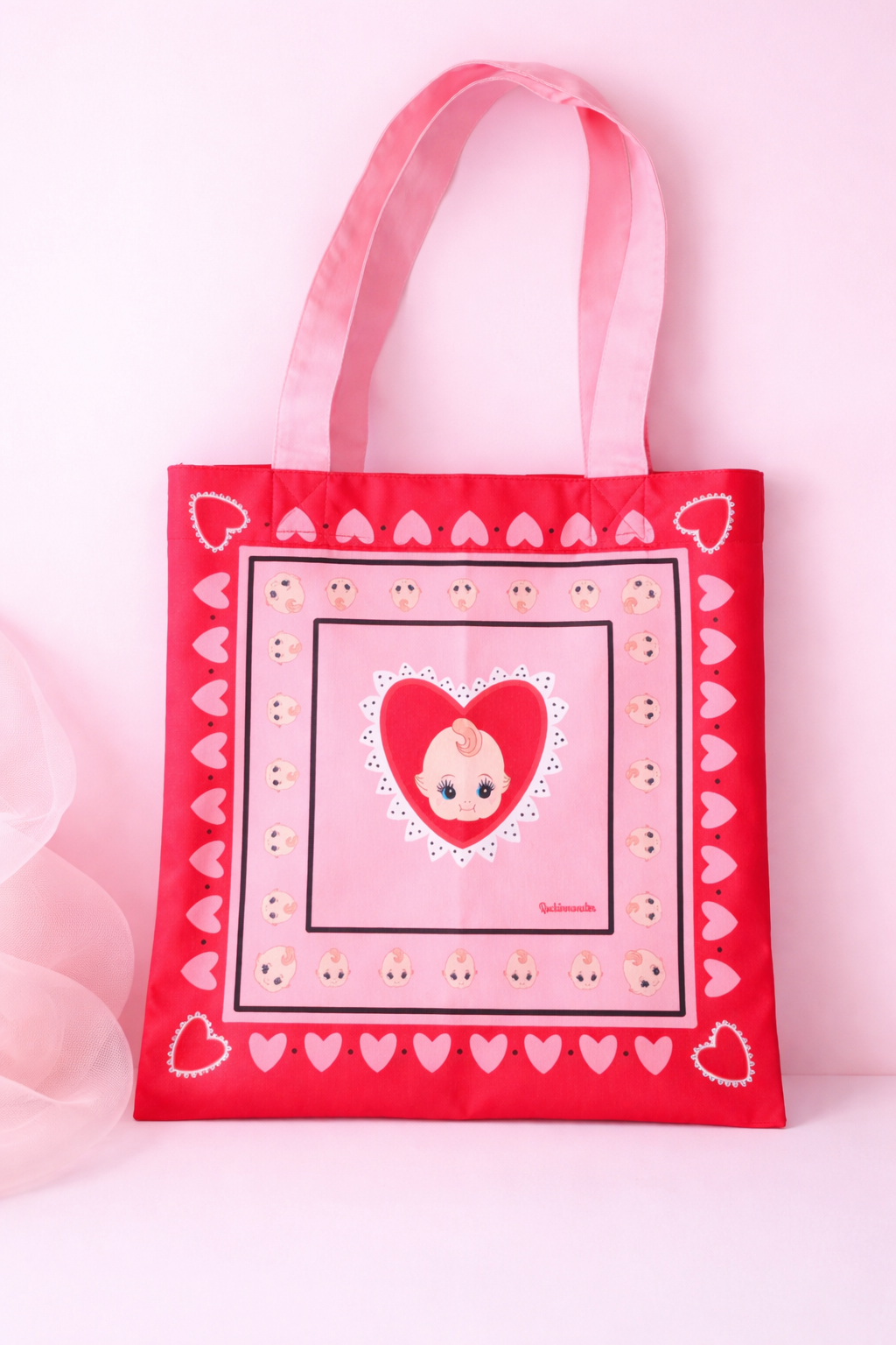 TOTE BAG KEWPIE - rojo
