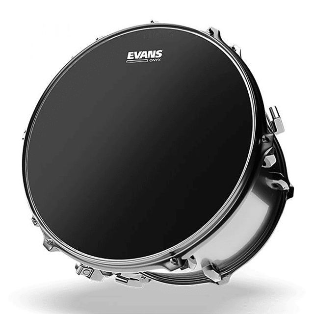 ONYX Frost Coated Parche Tom 8" Evans Negro