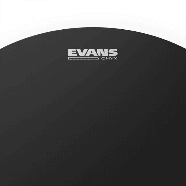 ONYX Frost Coated Parche Tom 13" Evans Negro