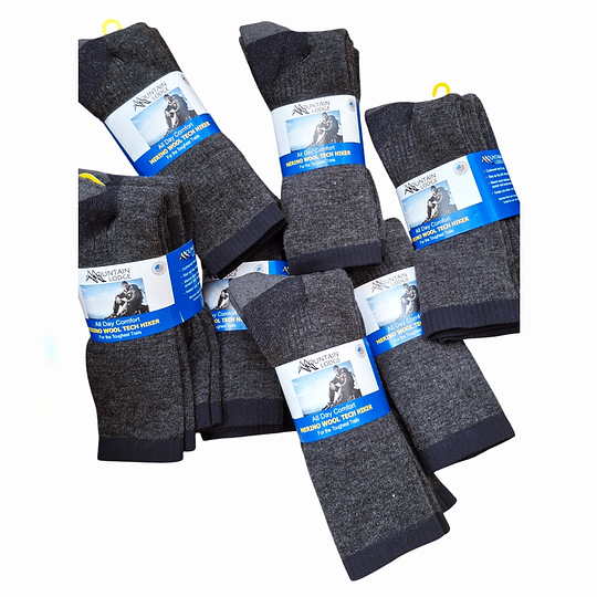 Pack de calcetines de lana merino Mountain Lodge