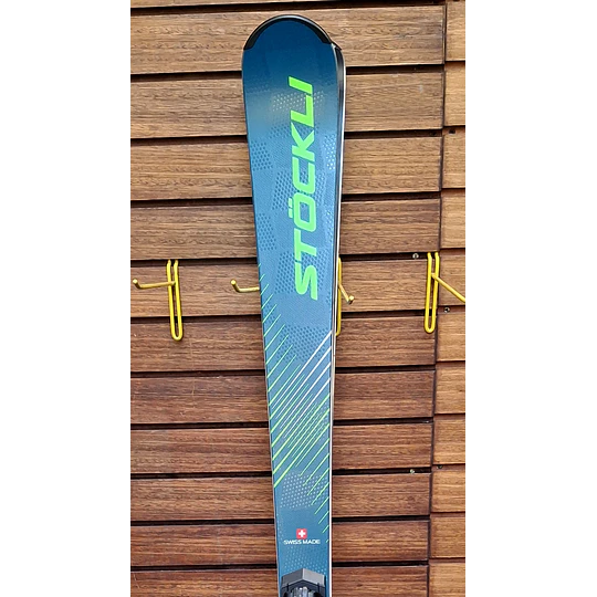 Ski Stöckli modelo Laser SX 1.65m con fijaciones SRT Speed 12 (artículo nuevo) Sólo una unidad en venta
