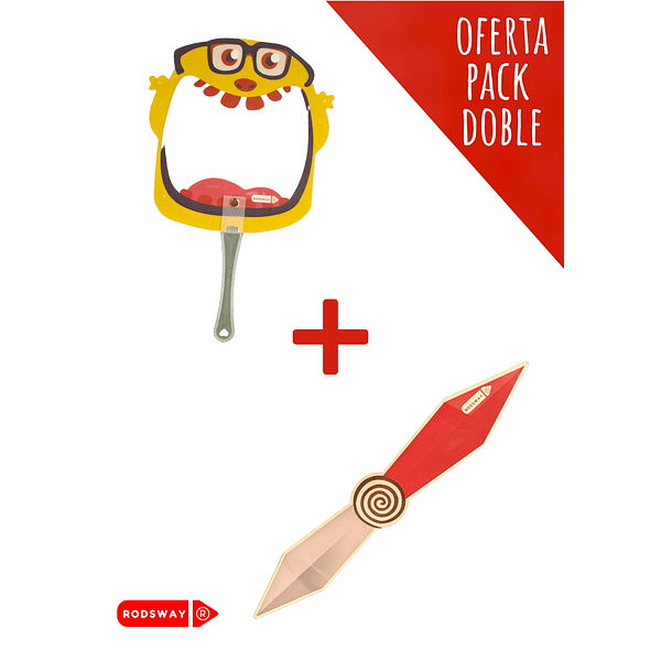 Oferta Pack doble: Monstruo paleta + Flecha magnética 