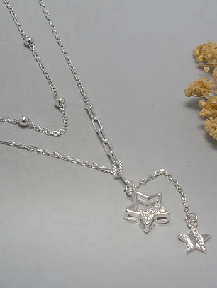 collar doble, estrella doble 