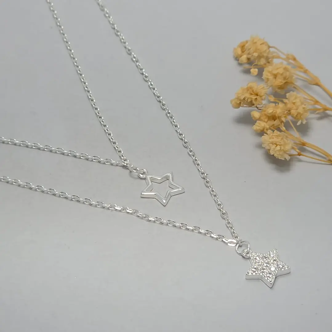 collar doble, doble estrella  1