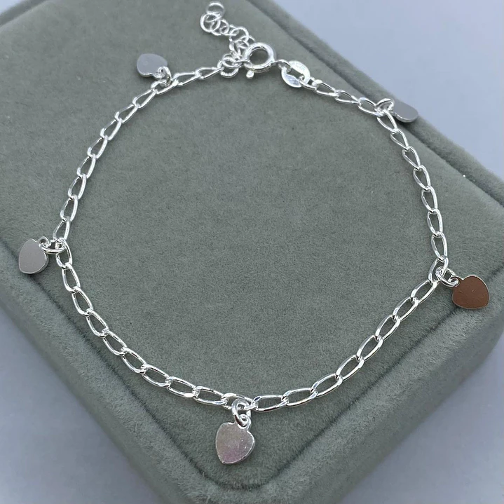 pulsera chaval con corazon 1