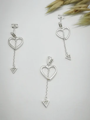 conjunto corazón 
