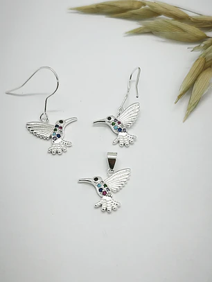 conjunto colibrí 