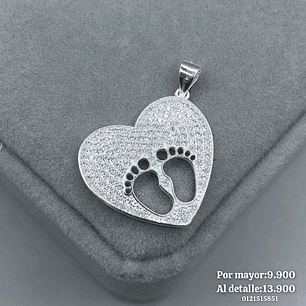 Colgante Pie de bebé 