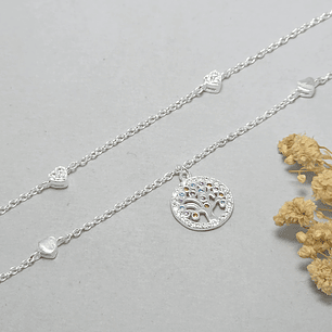 Pulsera Doble Árbol de la Vida