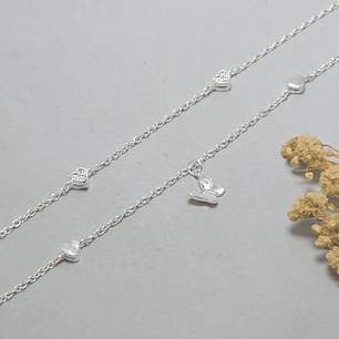 Pulsera Doble Corazón 