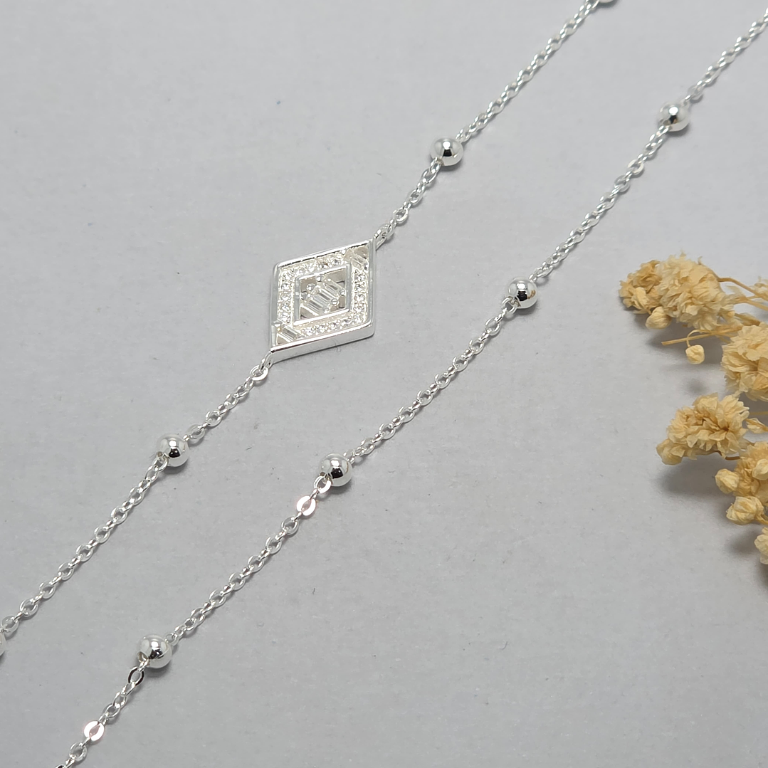 Pulsera Doble Microcircon  1