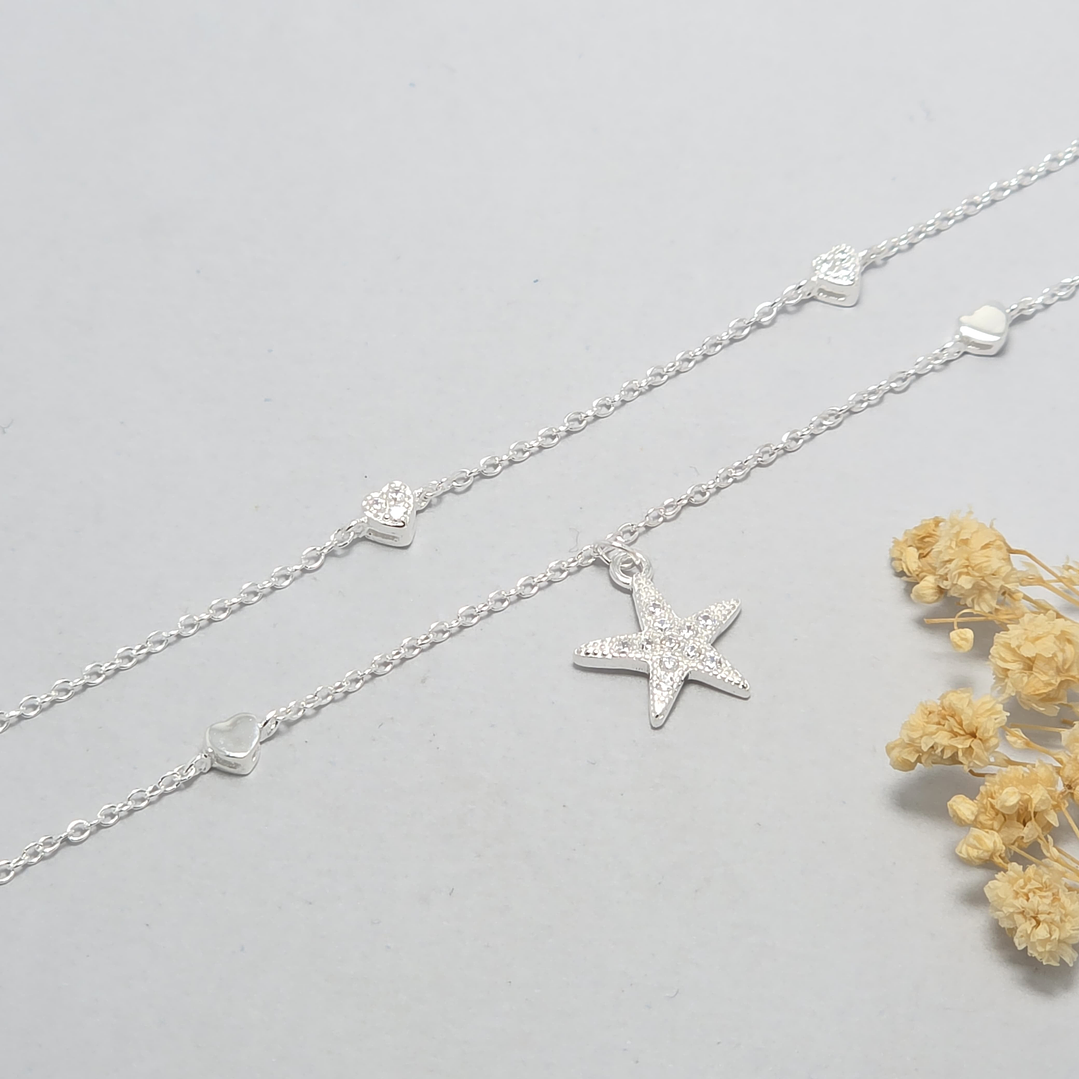 Pulsera Doble Estrella  1