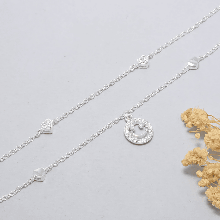 Pulsera Doble Carita Feliz 1
