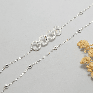 Pulsera Doble Microcircon 