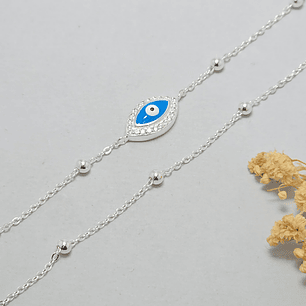 Pulsera Doble Ojo Turco