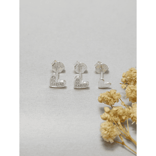 Aro Pegado Triple Corazón 