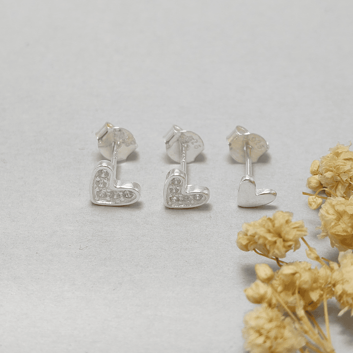 Aro Pegado Triple Corazón  1