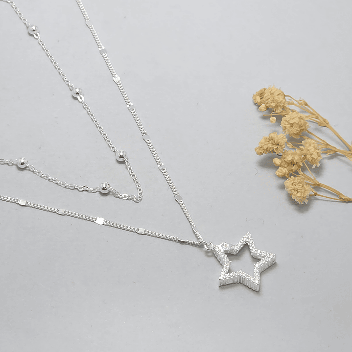 Collar Doble Estrella 1