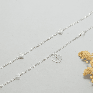 Pulsera Doble Corazón 