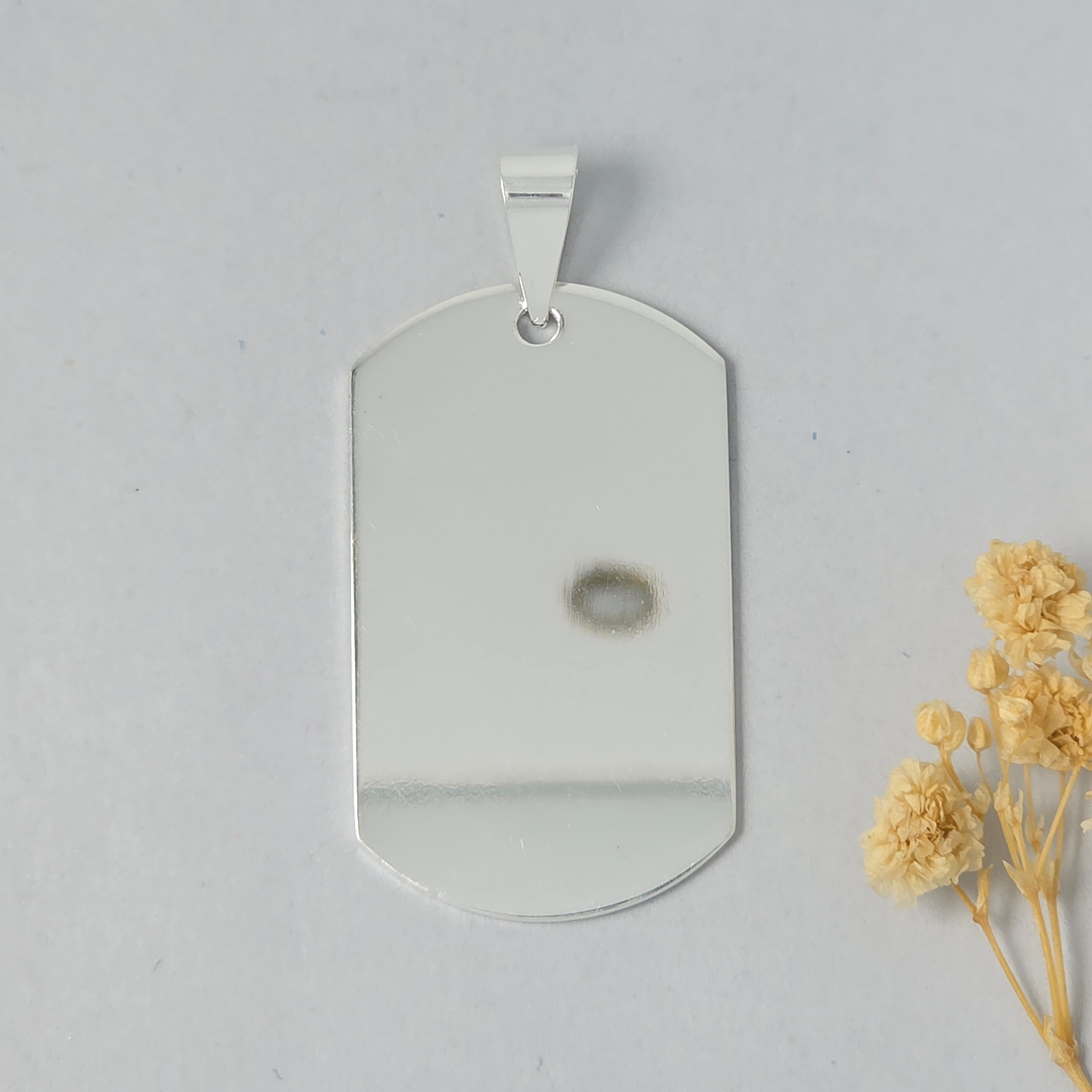 Colgante Placa Lisa 1