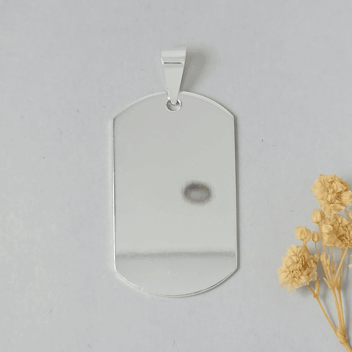 Colgante Placa Lisa 1
