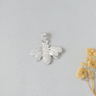 Colgante Abeja Microcircon 