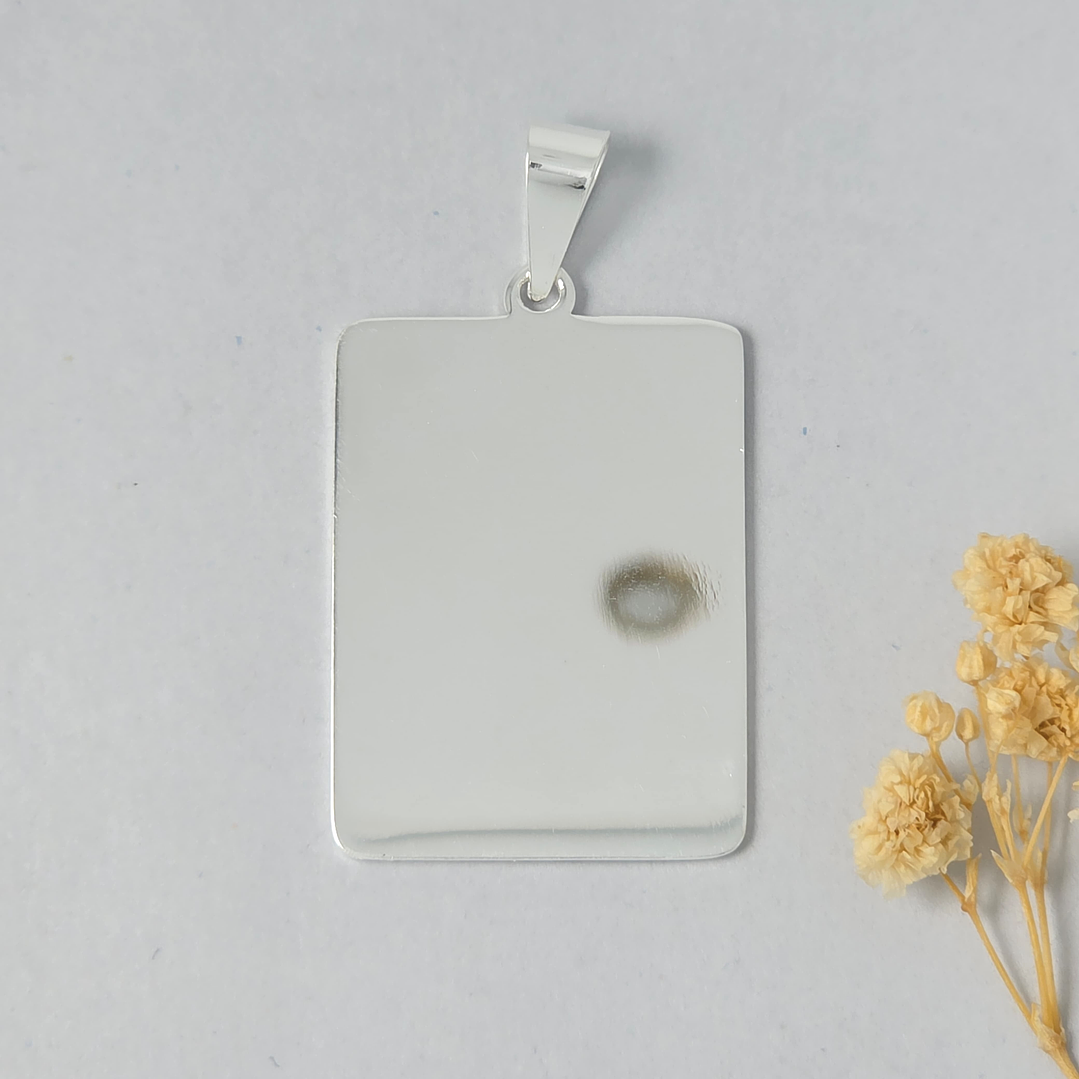 Colgante Placa Lisa 1