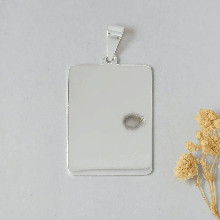 Colgante Placa Lisa 1